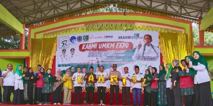 Berdayakan Pengusaha Lokal, Pemko Binjai Apresiasi UMKM Expo KAHMI