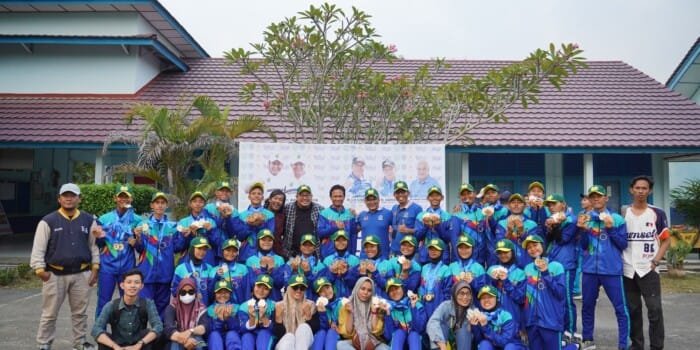 Muara Enim Juara Umum Cabor Drum Band Porprov 2023