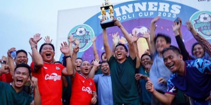 Buka Turnamen Sepakbola Hindoli Cup, Pj Bupati Apriyadi: Junjung Tinggi Sportifitas