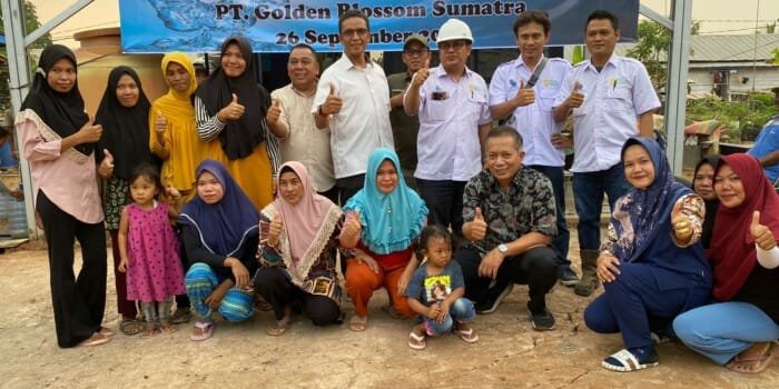 Bomba Grup Meresmikan Mesin Penyediaan Air Bersih di Kebun Sawit