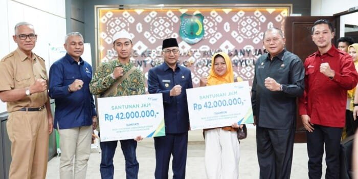 Anak Pasukan Oranye Di Muba Dapat Santunan Kematian Dari BPJS Ketenagakerjaan