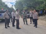Beri Dukungan Moril, Kapolres Fakfak Bersama Dandim 1803 Hadir di Pos Kramomongga