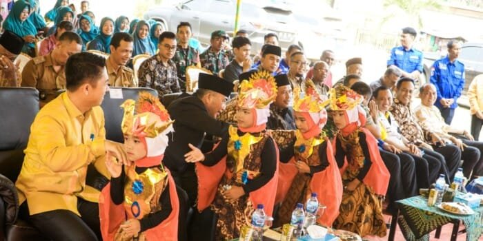 Kunker ke Desa Sidorejo, Pj Bupati Muba Resmikan Sangar Karawitan Sido Laras Madyo, dan Gedung Kantor PKK