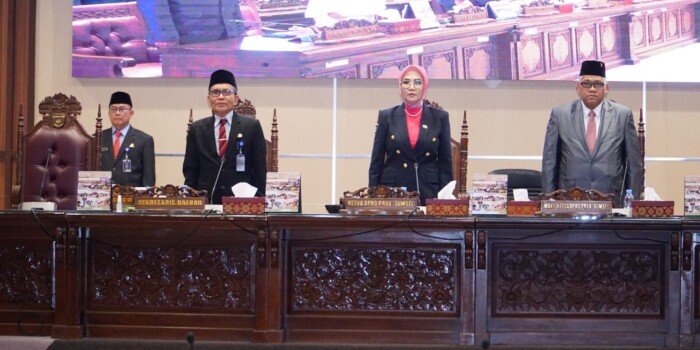 Pelantikan PAW Anggota DPRD Provinsi Sumsel, Sekda Supriono Hadir