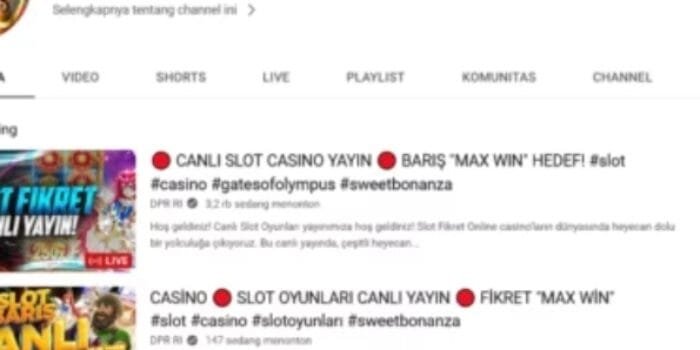 Akun YouTube DPR Diretas Unggah Konten Judi, Polri Kerahkan Tim CSIRT Selidiki Dalangnya