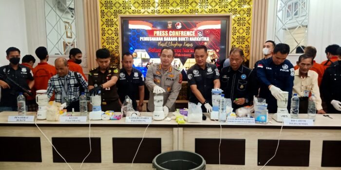 9 Kg Sabu dan 7 Kg Ganja Senilai Rp 5 Miliar, Dimusnahkan