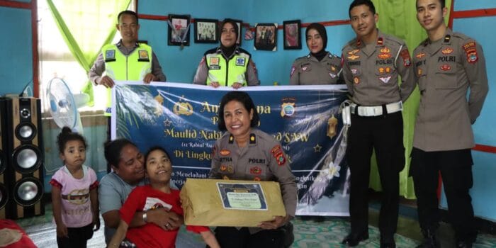 Polres Fakfak Peringati Maulid Nabi Muhammad SAW 1445 H