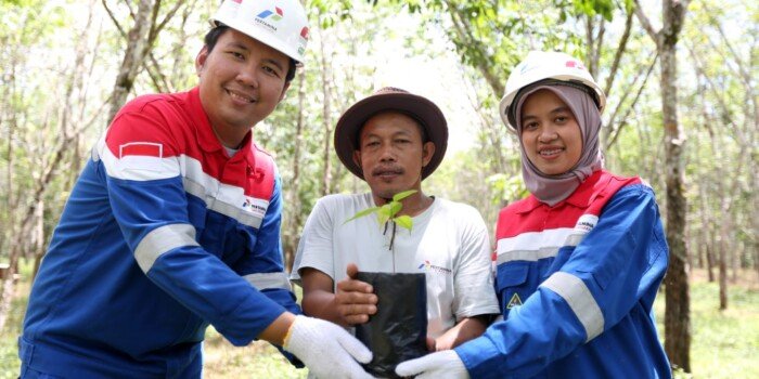 Bantu Kemajuan Pertanian Karet Desa Pagardewa, PGN Gandeng Masyarakat Kembangkan Pupuk Organik Dewa Pupuk
