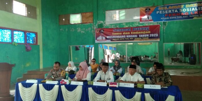 Hanya Sedikit Anggota Dewan dan OPD Hadiri Musrenbang Nagari Koto Tuo