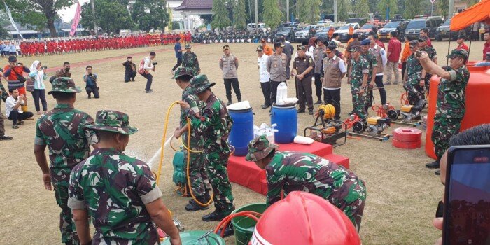 TNI Perkuat Penanganan Karhutla, Kirim 350 Personel