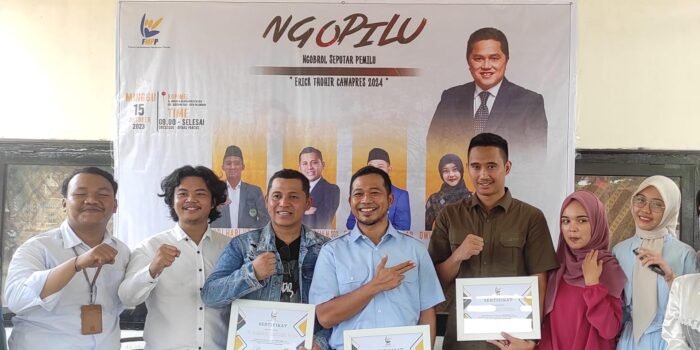 Ngobrol Seputar Pemilu, FMMP: Erick Thohir Cawapres 2024