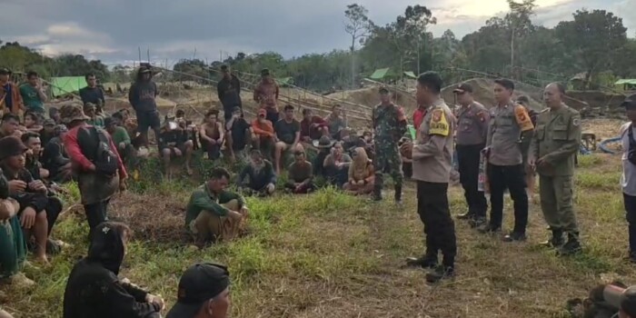 Polsek Bunut Hulu Bersama Forkopimcam Sering Berikan Sosialisasi Terkait Larangan PETI