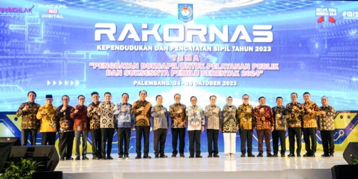 Pj Bupati Muba Hadiri Rakornas Dukcapil Tahun 2023