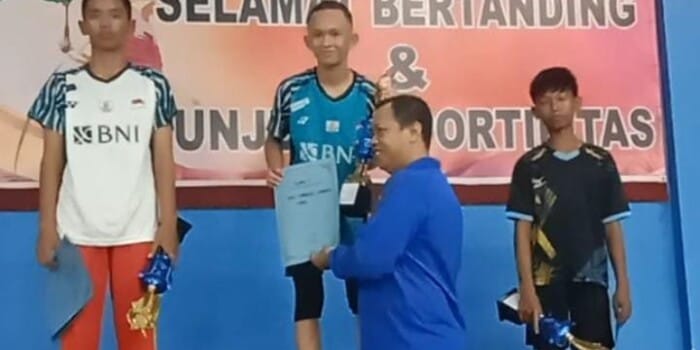 Atlet Badminton Ismail Nayaka Juara O2SN Tingkat Kabupaten OKI