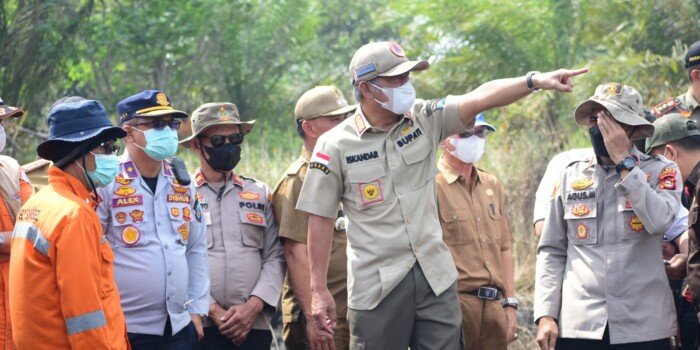 Tim Gabungan Berhasil Kendalikan Karhutla di Kawasan Sepucuk OKI