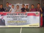 Anggota DPRD Kabupaten Ogan Ilir Davil Lima Lakukan Reses yang ke V