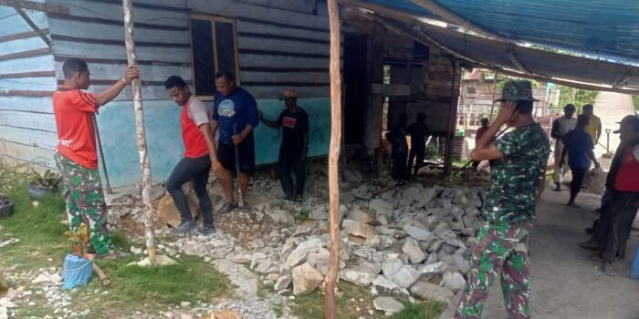 Korem 182/JO dan Masyarakat Pulau Panjang Rehab 25 Rumah demi Kesejahteraan