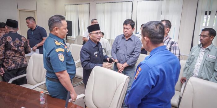 Pj Bupati Apriyadi Tegaskan Perusahaan Tabrak Tiang Jembatan P6 Lalan Jangan Terulang Lagi