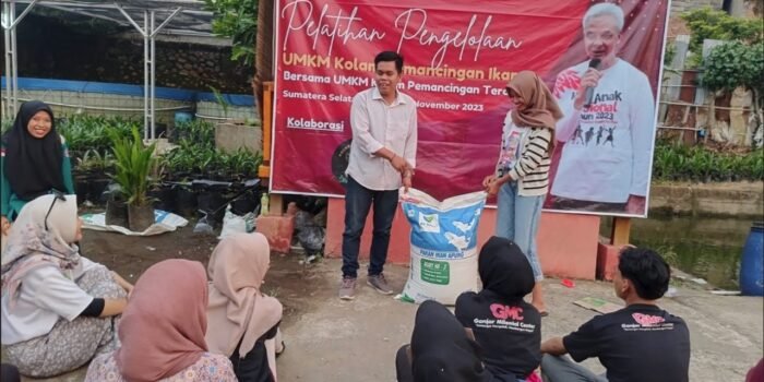 Ganjar Milenial Latih Warga Musi Rawas Kelola Kolam Pemancingan Ikan