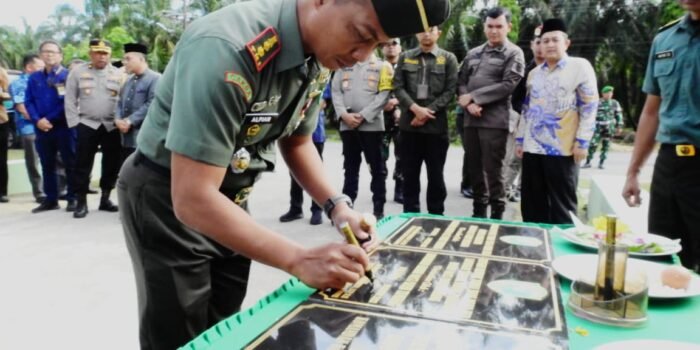 Dandim 0117/Aceh Tamiang Resmikan Lapangan Tembak Paraduta