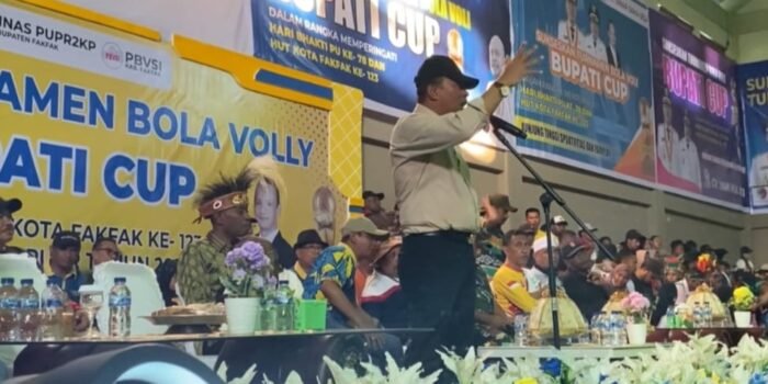 Ajang Silaturahmi dan Sportivitas, Bupati Buka Turnamen Voli Bupati Cup 2023