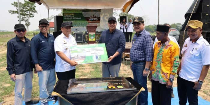 PLTS Irigasi Bukit Asam (PTBA) Sejahterakan Petani di Lampung Tengah