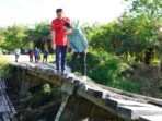 Jembatan Sungai Irat Desa Payang Hampir Roboh, Bupati: Diganti dengan Jembatan Bailey