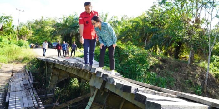 Jembatan Sungai Irat Desa Payang Hampir Roboh, Bupati: Diganti dengan Jembatan Bailey
