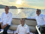 Momen Menteri Bahlil Ajak Presiden Jokowi dan Mensesneg Nikmati Senja dan Keindahan Laut Fakfak