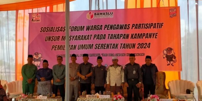 Bawaslu Laksanakan Sosialisasi Forum Warga Partisipatif Masyarakat Tahapan Kampanye Pemilu 2024