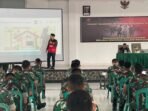 Prajurit Yonif 644/Wls Menerima Sosialisasi dari ULP PLN Putussibau Tentang Penggunaan Daya dan Bahaya Kelistrikan