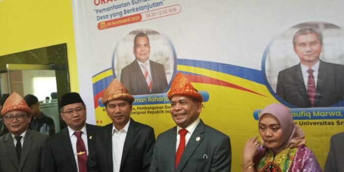 Unsri Akan Bangun Kerja Sama Dengan Kementerian Desa Gali Potensi di Desa