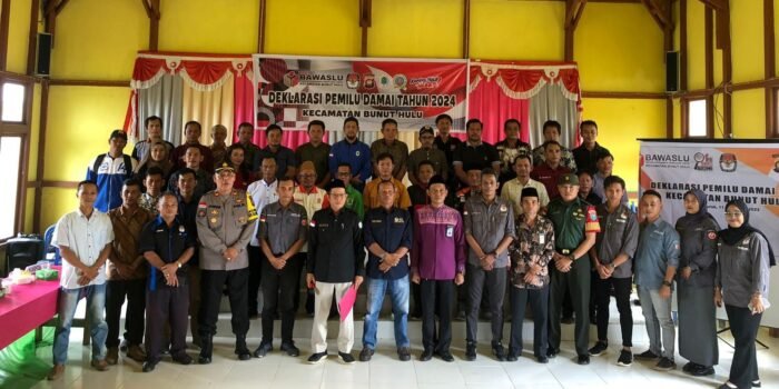 Pertama Kalinya Deklarasi Pemilu Damai 2024 Tingkat Kecamatan