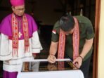 Resmikan Gereja Katolik Santo Yosep Lubuk Mantuk