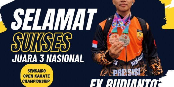 Pegawai Rutan Putussibau Juara Tiga Nasional di Ajang Senkaido Open Karate Championship Piala Kementerian Pemuda dan Olahraga