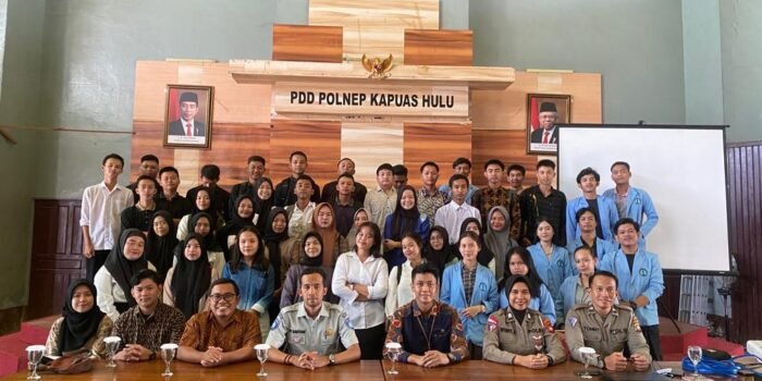 Satlantas Polres Kapuas Hulu Bersama Samsat dan Jasa Raharja Gelar Sosialisasi Kepada Mahasiswa PDD Polnep Kapuas Hulu