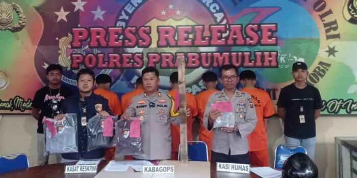 Dua Buron! Lima Pelaku Kejahatan Viral di IG di Tangkap Satreskrim Polres Prabumulih