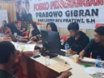 Dalam Sepekan, Posko Tim Relawan Gugus Prabowo Subianto di Yard H. Arlan Makin Ramai Simpatisan