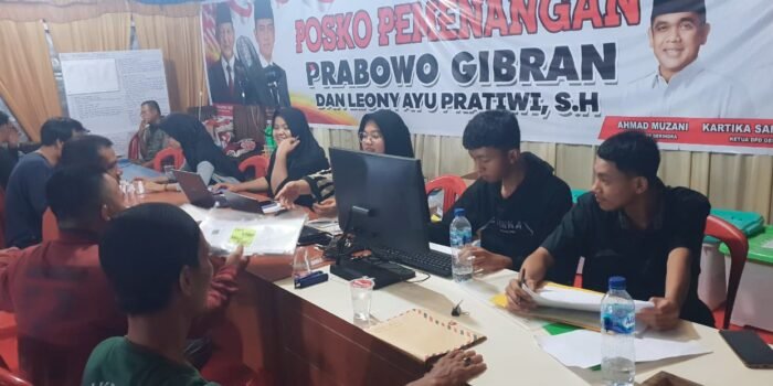 Dalam Sepekan, Posko Tim Relawan Gugus Prabowo Subianto di Yard H. Arlan Makin Ramai Simpatisan