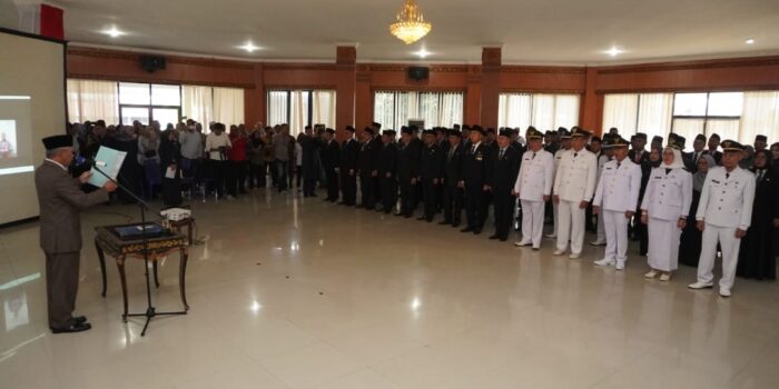 Lantik 69 Pejabat, Bupati OKI Ingin Pembangunan Tetap Berakselerasi