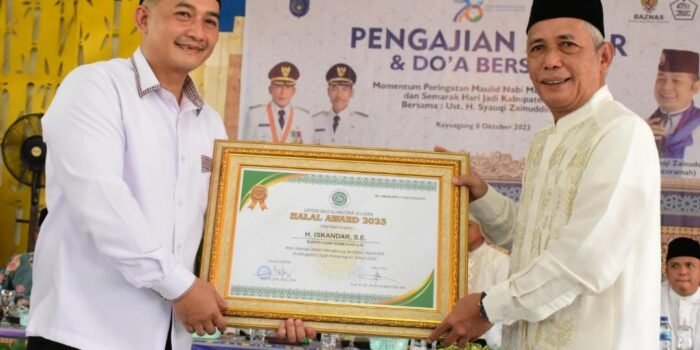 Ekosistem Industri Halal Award Sebagai Keberhasilan Bupati Dorong UMKM Kaum Muslim
