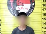 Salah Satu Pelaku Penyalahgunaan Narkoba yang Diamankan Polres Kapuas Hulu di Boyan Tanjung Anak di Bawah Umur