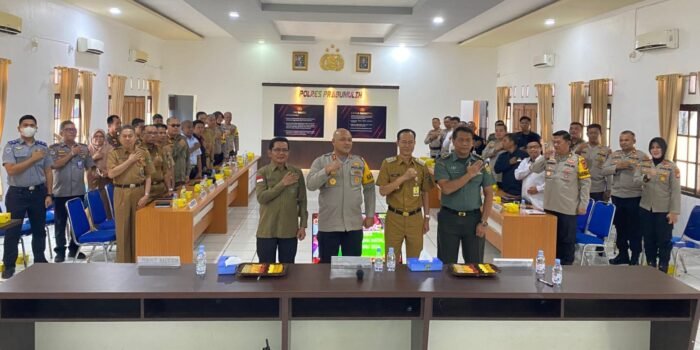 Kapolres AKBP. Witdiardi Pimpin Rakor Lintas Sektoral Ops Lilin 2023 dan Nataru di Prabumulih