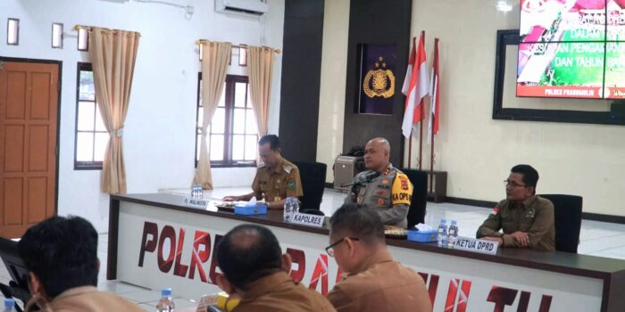 Pj Wako Elman Hadiri Rapat Kordinasi Lintas Sektoral Ops Lilin 2023 dan Nataru di Prabumulih