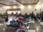 Sambut Hari Juang TNI AD Ke-78, Kodim 1206 Putussibau Gelar Donor Darah