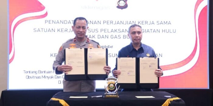 SKK Migas dan Polda Sumsel Lakukan Penandatangan PKS