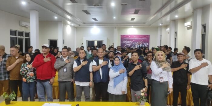 Anang IWO Sukses Koordinatori Nobar KPU Sumsel Bersama Komunitas