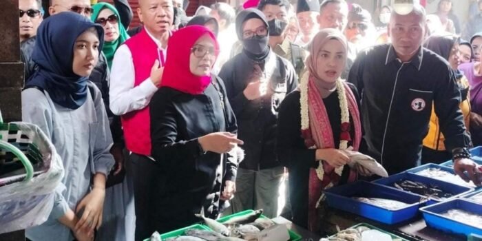 Blusukan di Pasar Ngemplak Tulungagung, Siti Atikoh Tinjauan Harga Kebutuhan Pokok