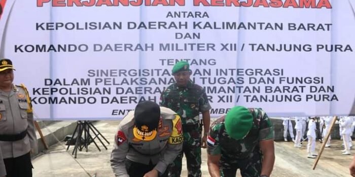 Pangdam XII/Tpr Pimpin Upacara Peringatan Hari Juang Infanteri dan Tandatangani Kerja Sama Dengan Polda Kalbar