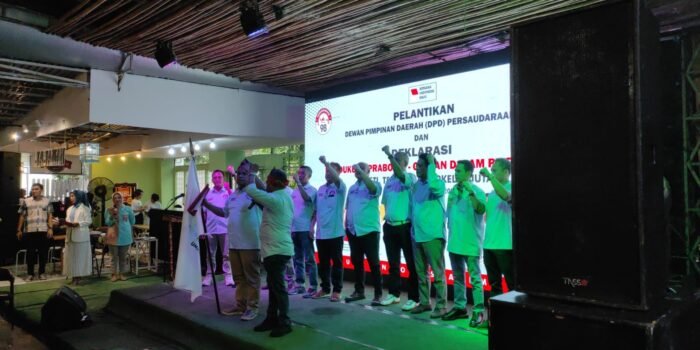 Persaudaraan 98 Sumsel Deklarasikan Dukungan ke Prabowo-Gibran, Yakin Menuju Indonesia Emas 2045